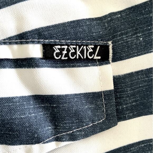 Ezekiel Men's Navy White Stripe Swim Shorts Boardshorts Swim Trunks Size 36 - Picture 7 of 14